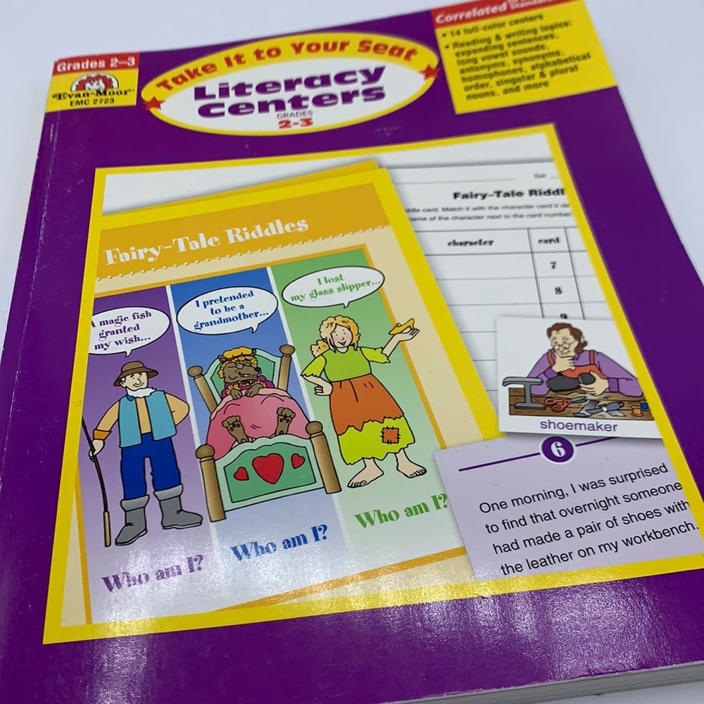 Take It To Your Seat Literacy Centers Grades 2-3